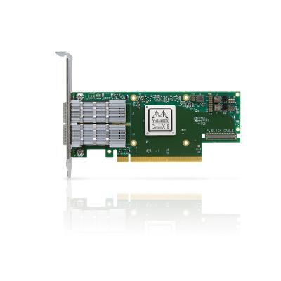 China Dual Port Ethernet HDR 200GbE Mellanox Network Card VPI Adapter MCX653106A-HDAT ConnectX 6 QSFP56 for sale