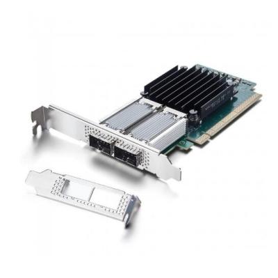 中国 PCIe3.0 X16 ConnectX-4 ENのイーサネットメラノックス NicはMCX416A-CCAT 100GbE QSFP28を梳く 販売のため