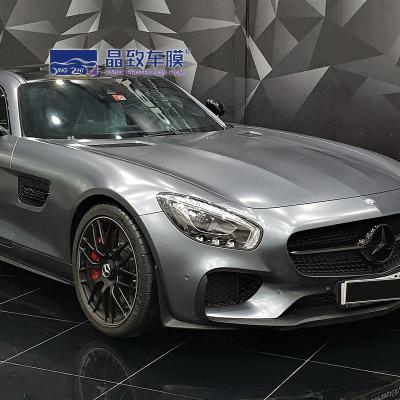 China Sand Proof Car Silver Vinyl Wrap PPF Nontoxic 1.52x18M Water Resistant for sale