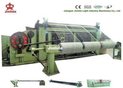 China 5000mm 30kw Gabion Mesh Machine PLC Control 100*120mm Hexagonal Wire Mesh for sale