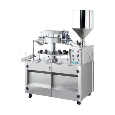 China Accuracy Cosmetic Tube Filler Manual Aluminum Tube Filling And Sealing Machine for sale