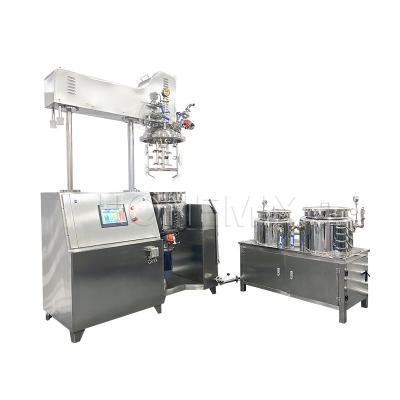 China Máquina para hacer cremas cosméticas automática homogeneizadora al vacío mezcladora al vacío en venta
