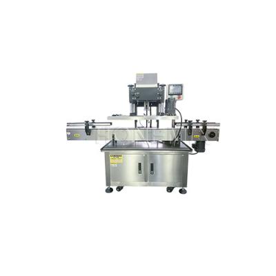China Electric Automatic Bottle Screw Capping Machine Four Wheels Filling Line for sale
