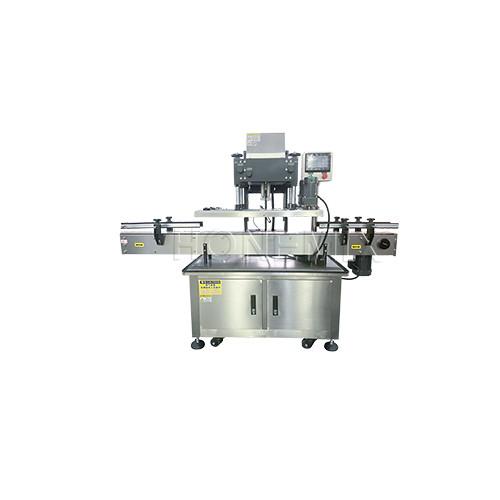 Quality Electric Automatic Bottle Screw Capping Machine Four Wheels Filling Line for sale