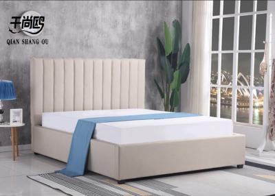 China Modern Upholstered King Size Platform Bed , 5ft Beds With Storage for sale