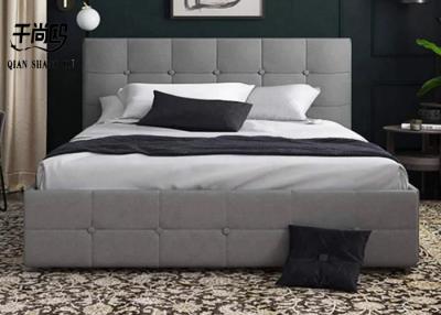 China El apartamento tapizó almacenamiento del cajón de Grey King Size Bed With 4 en venta