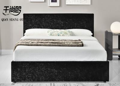 China Affordable Soft Crushed Velvet Single Storage Bed for Apartment for sale