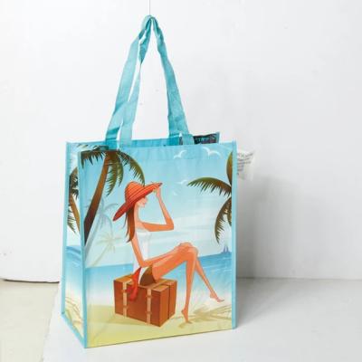 China Folding  Non Woven Grocery Shopping Bag For Storage Reusable Shopping Bags With Logo for sale