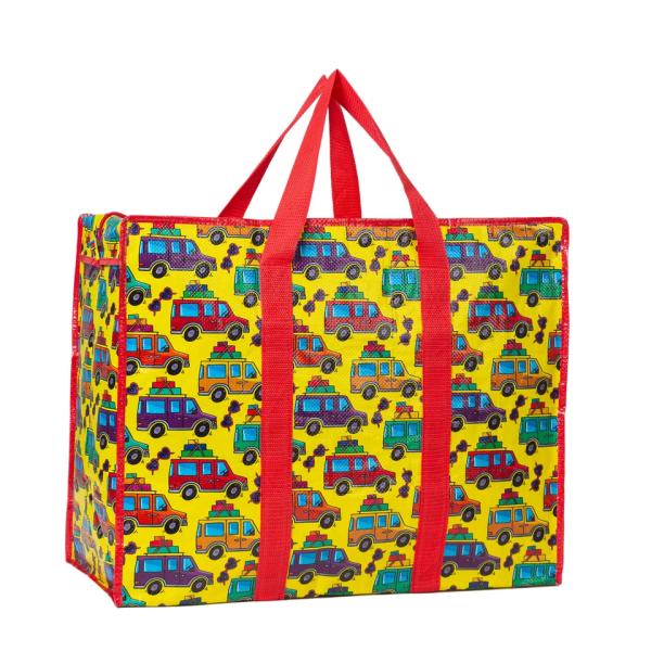 Quality Colorful Pattern Non Woven Shopper Bag Custom Printed Tote Bags Biodegradable for sale