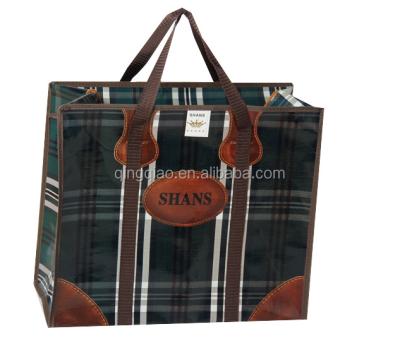China hot  sell   pp woven  colorful  shopping  bag  lamination for sale