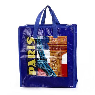 China Florida Design Custom Woven Bag Polypropylene Bags With Handles CMYK for sale