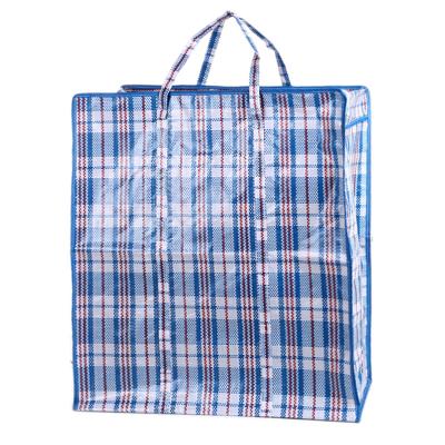 China Cheap And High Quality China PP Check Bag Reusable Shopping Bags With Handles for sale