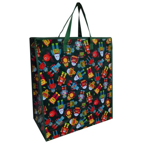 Quality Glossy Matt Laminated Polypropylene Bags PP Woven Shopping Bags Customized for sale