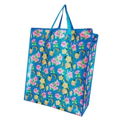 China Pp Woven Bag Printed Woven Bags With Button Closure for sale