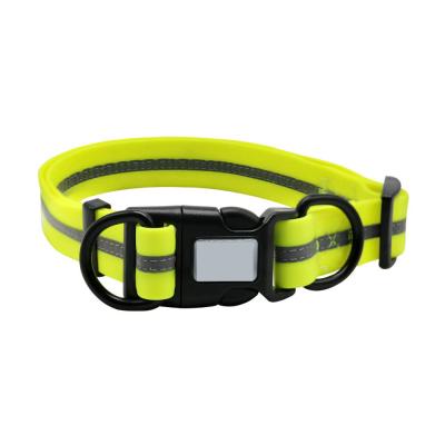 China Anti Odor Custom Waterproof Dog Collars , Durable PVC Dog Collar Pet Accessories for sale