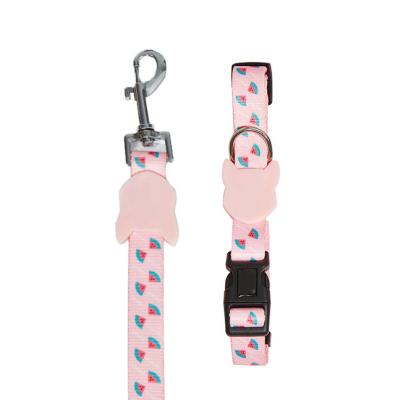 China Stylish Waterproof Dog Collar And Leash Ordor Resistant Multiple Color Optional for sale
