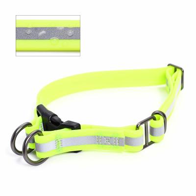 China Flexible Waterproof Glow In The Dark Dog Collar For Daily Walking Swimming for sale