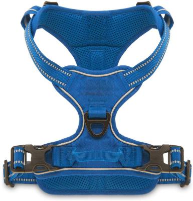 China Maximum Control D Rings Multiple Layers Nylon Dog Harness for sale