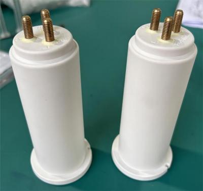 China Medical X-Ray Equipment White High Voltage Wire Socket PBT + 3 Studs 75KV for sale