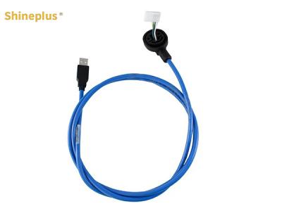 Chine NOUL 22AWG bleu 600 mm prise USB IP67 résistant à l'usure harnais isolant de câblage industriel pour ascenseur à vendre