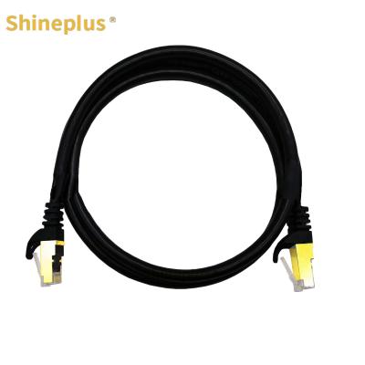 China CAT8 SSTP 40Gbps RJ45 Connector Shielded Circular Network Cable Pure Copper Jumper for sale
