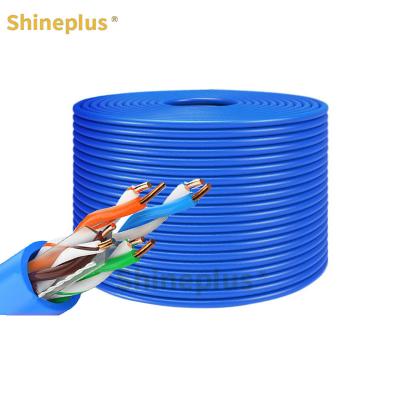 China CAT6 UTP Single Strand Copper 0.56mm Monitoring Wire 23AWG Twisted Pair Network Wire à venda