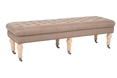 China french vintage upholstered wooden bench antique bedroom solid rustic wood design benches for sale