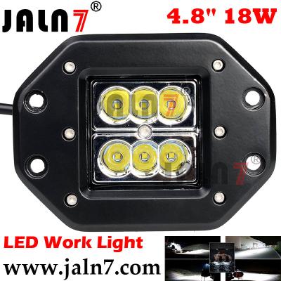 China Led Work Light JALN7 18W 4.8Inchs Car Driving Lights Fog Light Off Road Lamp Car Boat Truck SUV JEEP ATV Led Light for sale