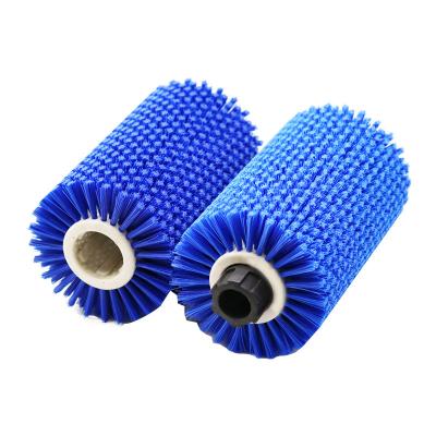 China Cylinder Nylon Clean Brush Roller For Fruit And Vegetable Cleaning for sale