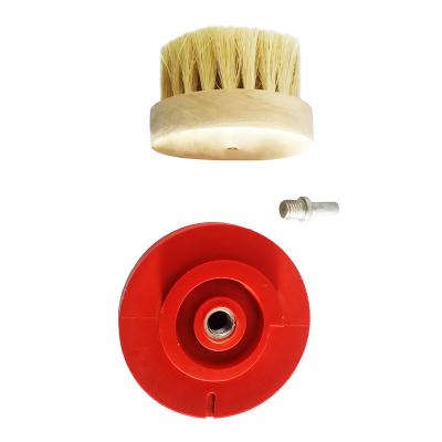 China Durable Kitchen Grills Nylon Drill Grout Cleaning Brush 5in Customized Bristle for sale