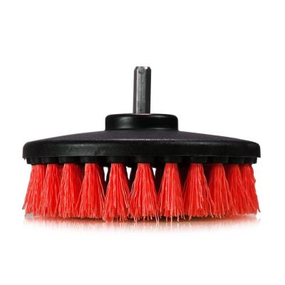 China Home Using Electric Drill Cleaning Brush 4in Plastic Wire Nylon for sale