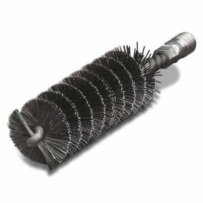 China 16cm long handle pipe cleaning brush Steel Wire Nylon Tube Brushes And Pipe Cleaner for sale
