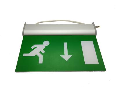 China Rechargeable Double - Sided LED Emergency Exit Sign , 3 Hours Escape Sign for sale
