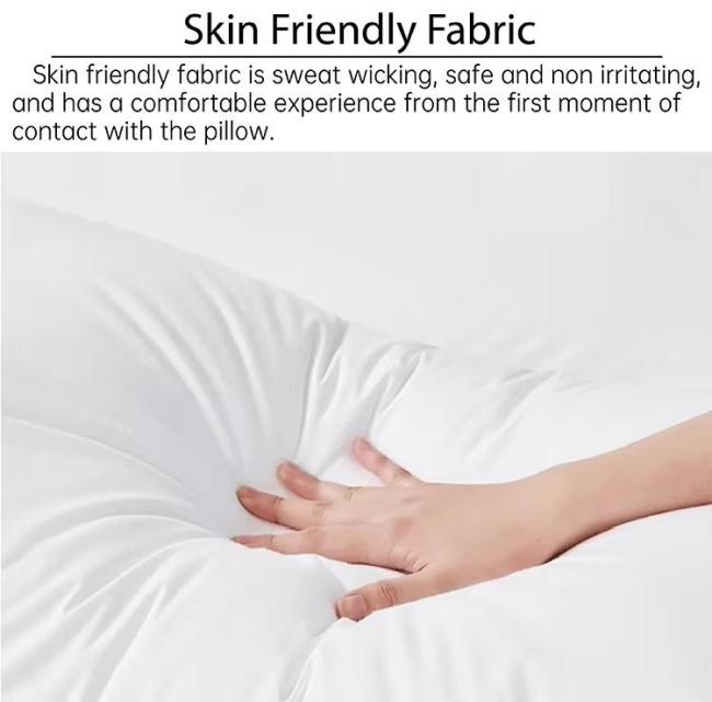 Soft Pillow for Economic Hotel Microfiber Filling Pillows
