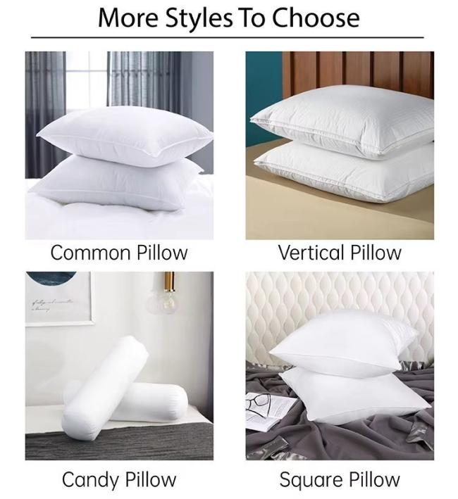 Soft Pillow for Economic Hotel Microfiber Filling Pillows