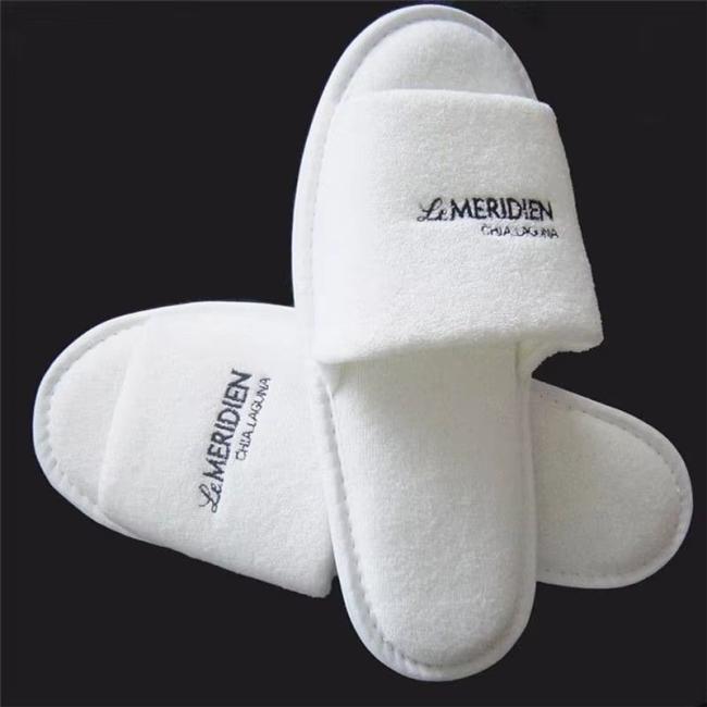 Disposable Cheap Price White 100% Cotton Slippers for Sale (JRD732)