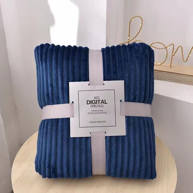 China Hot Sale High Quality Home Autumn Winter Colorgul Gift Flannel Blanket (JRD896)