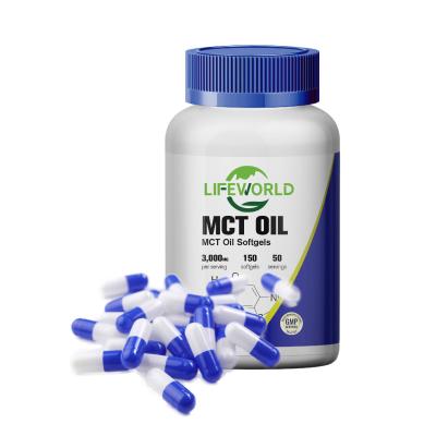 China Pure MCT C8 Organic Coconut Oil Capsules For Herbal Weight Loss for sale