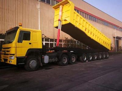 Китай Желтый полуприцеп 6 осей полуприцеп грузовик 80 тонн продается