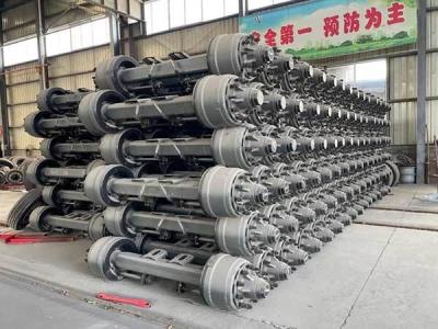 China Parte del eje del remolque de alta resistencia 14000 kg - 20000 kg Capacidad en venta