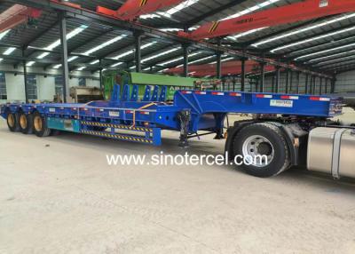 China 3 Axles Low Bed Semi Trailer SGS Standard With JOST 3.5 Kingpin for sale