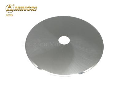 China Tobacco Machines Carbide Disc Cutter Blade Knife Tungsten Cemented Products for sale