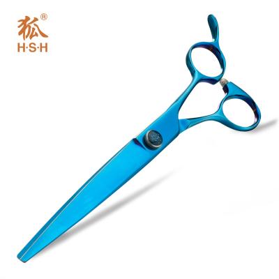 China Durable Professional Dog Grooming Scissors Wide Blade Large Handle for sale