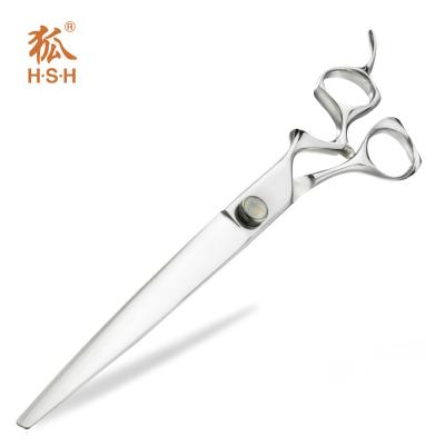 China 8 Inch Light Pet Grooming Scissors Smooth Handfeel High Precision for sale