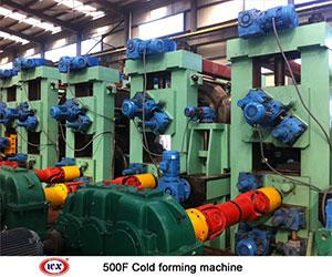 Cold forming steel mill