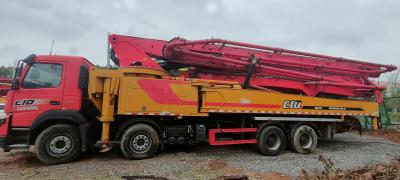 China Sany Used Concrete Pump Truck 62m Truck Mounted Concrete Pump Second Hand for sale