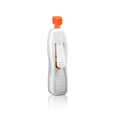 China 21G Disposable Safety Blood Lancet Device 1.8mm Button Activated 1.8mm Orange for sale