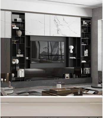 China Luxury Stainless Steel Wall TV Cabinet Hotel Hanging for sale