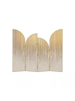 China Modern Stainless Steel Hotel Furniture Mobile Screened Room Dividers Shielding for sale