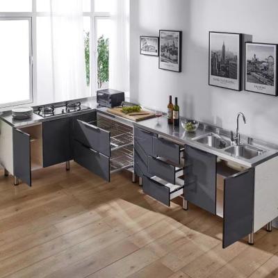 China Integrated Assembly Integral Hotel Kitchen Cabinets Multifunctional for sale